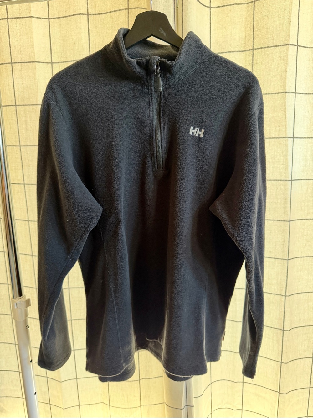 Helly Hansen 2XL Black Quarter-Zip Fleece Pullover